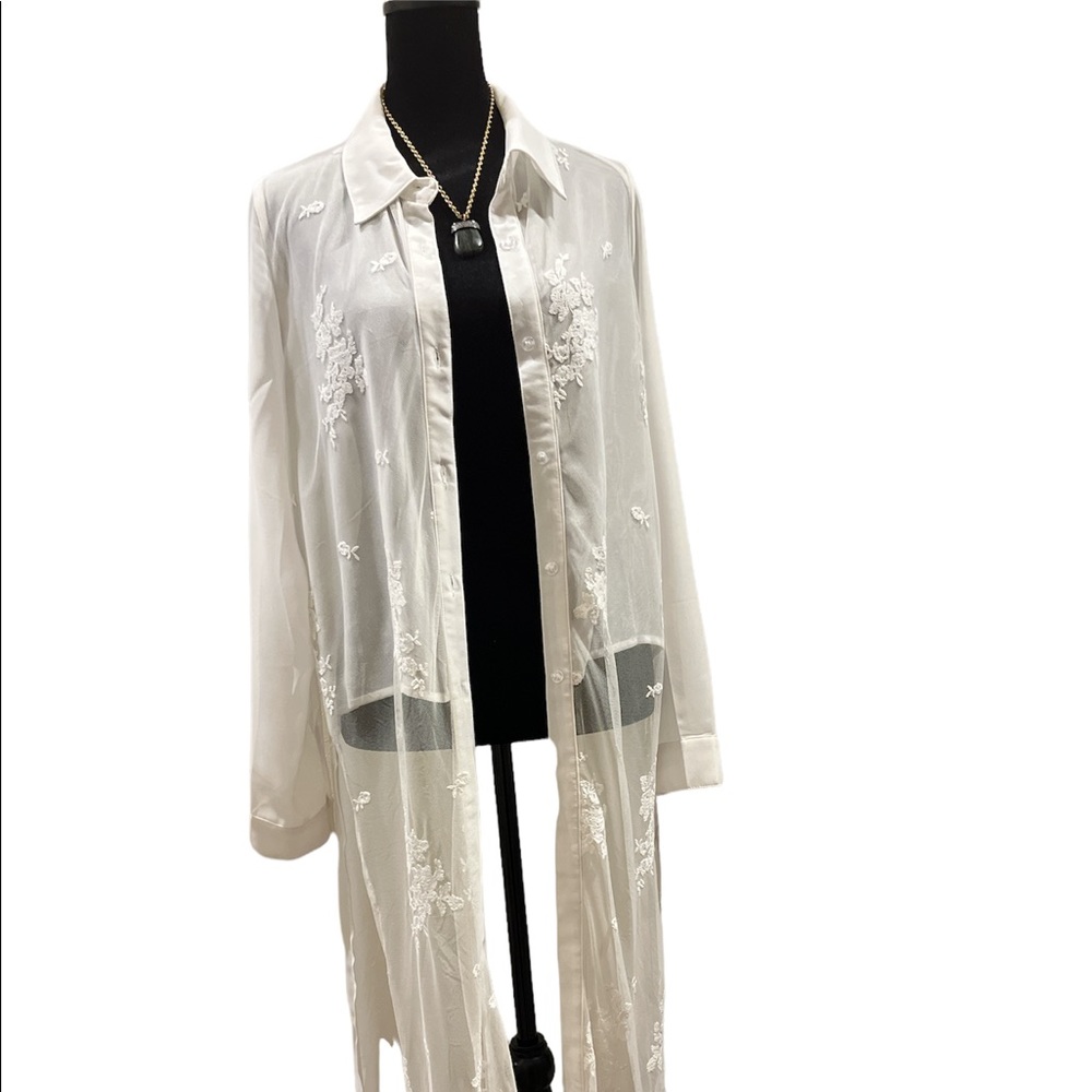 Bebe Bohemian style see through blouse super hip